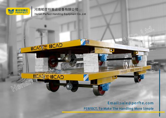 Custom Heavy Duty Flatbed Trailer With Cast Steel Wheel For Industry