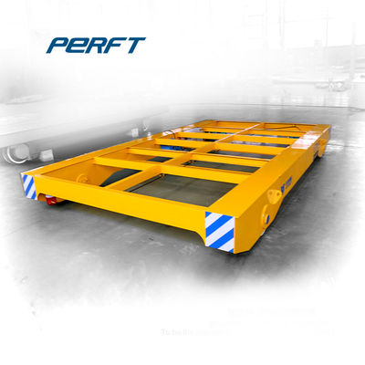 Abrasive Blasting Rail Transfer Cart , 5 Ton Cable Reel Powered Trolley Cart