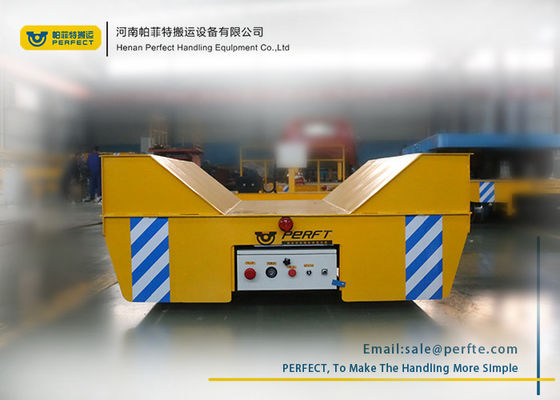 Heavy dynamics steerable rail transfer cart Heavy Duty Plant Trailer with hydraulic lifting