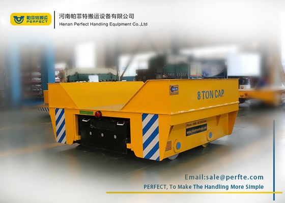 Heavy dynamics steerable rail transfer cart Heavy Duty Plant Trailer with hydraulic lifting