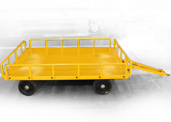 Non-power towed Heavy Duty industrial carts -50t Flat Transfer Trolley