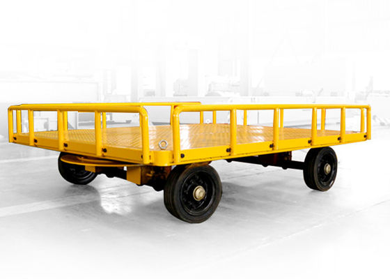 Non-power towed Heavy Duty industrial carts -50t Flat Transfer Trolley