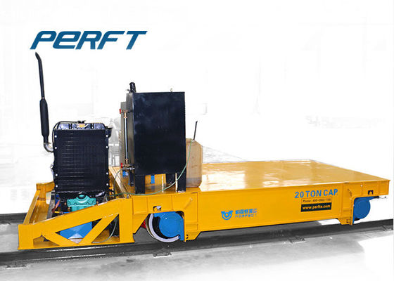 10t Capacity Motorized Transfer Carriage Used In Steel Tube Factory