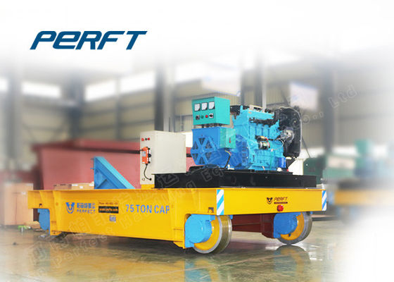 10t Capacity Motorized Transfer Carriage Used In Steel Tube Factory