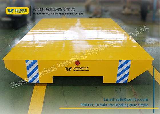 1T - 300T Railroad Wheelsets Die Transfer Cart Powered By Dragging Cable