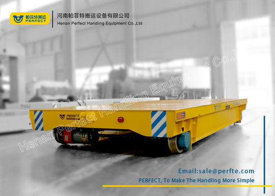 10 Ton Capacity Battery Powered Cart On Rails For Heavy Cargo Handling