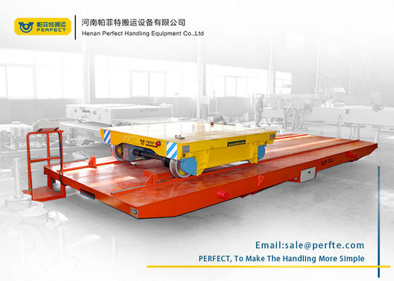 Heavy load equipment sliding wire powered electric cargo transfer vehicle on track