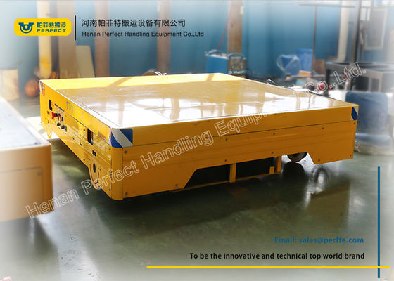 customized electric flat transfer cart for materials handling