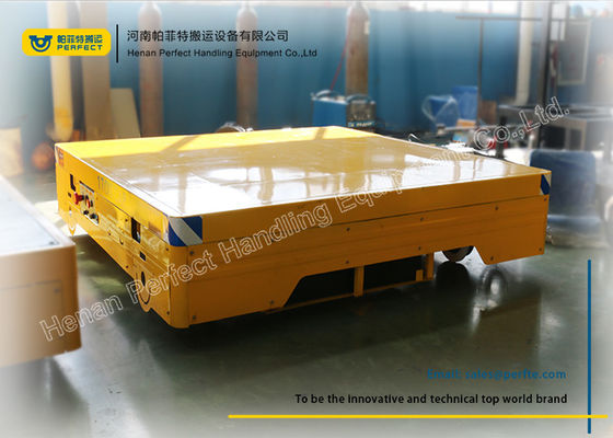 customized electric flat transfer cart for materials handling