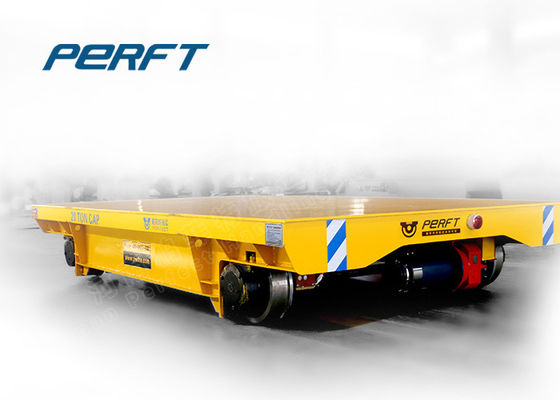 150 T Industrial Large Motorized Heavy Duty Plant Trailer , Material Transfer Trolley