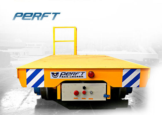 150 T Industrial Large Motorized Heavy Duty Plant Trailer , Material Transfer Trolley