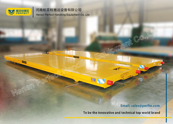 Stainless steel Industrial Transfer Trolley / heavy duty railway motorized transfer trolley