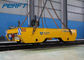 Battery Powered Electric Flat Rail Transfer Cart with Wireless Remote and Hand Combined crane