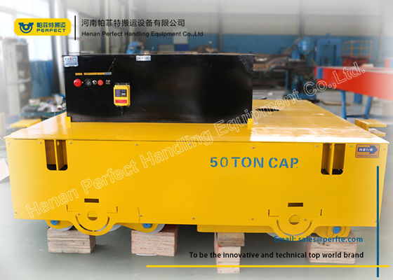 heavy load industrial using motorized transfer trolley for military industries