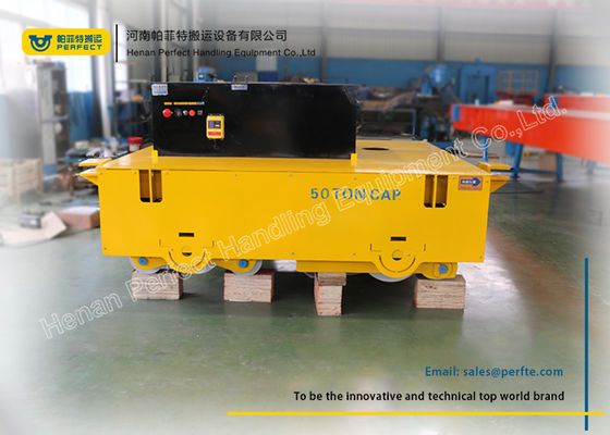 heavy load industrial using motorized transfer trolley for military industries