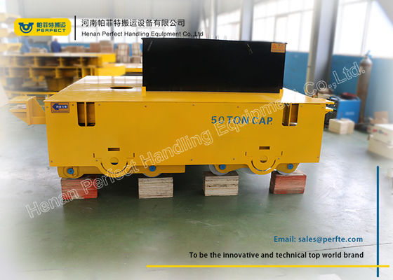 heavy load industrial using motorized transfer trolley for military industries