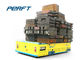 motorized trackless transfer car for mold and die material handling equipment