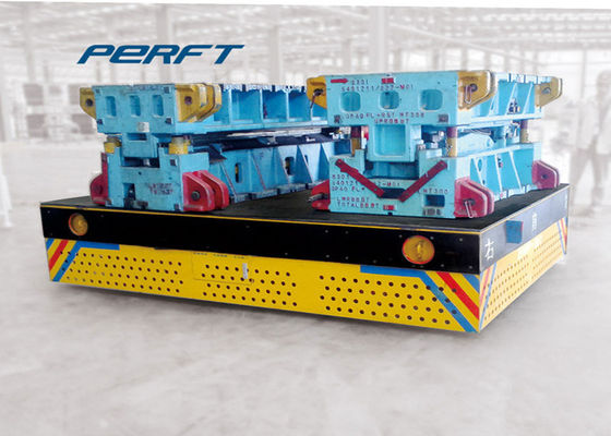 PLC Die Transfer Cart For Metal Industry , Steel Coil Heavy Load Ladle Transfer Car