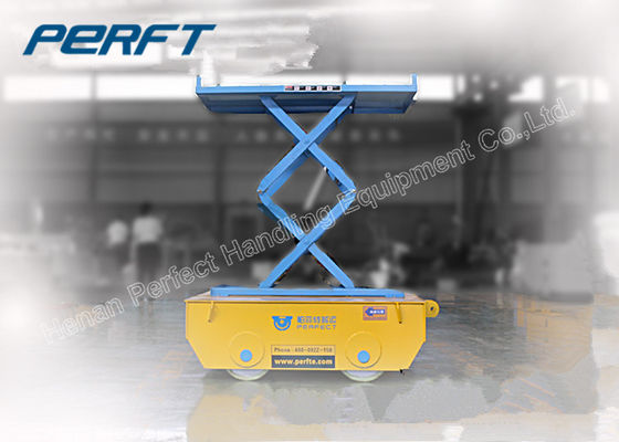 scissor hydraulic lifting rail battery transfer heavy transfer cart