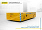Yellow Color 20 Ton Electric Transfer Cart Used To Move Die , Coils Or Materials