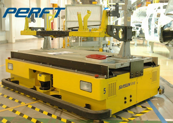 Heavy Duty Small Automated Guided Vehicles In Industrial Material Handing During Warehouse