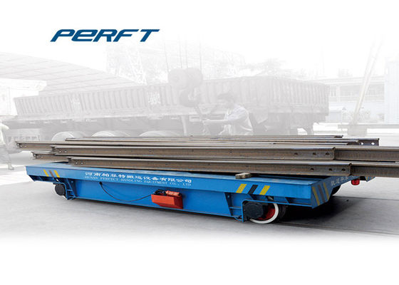 Heavy Load Electric SGS Rail Transfer Cart With Remote Control System