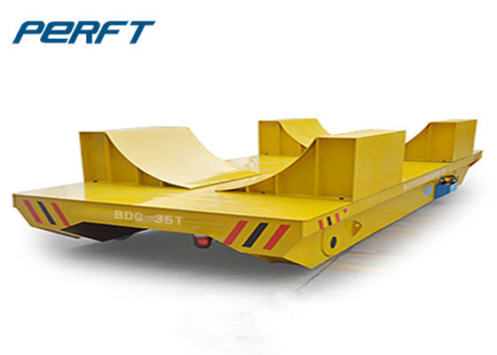 Flatbed Material Handling Electric 3t Rail Transfer Cart Heavy Duty