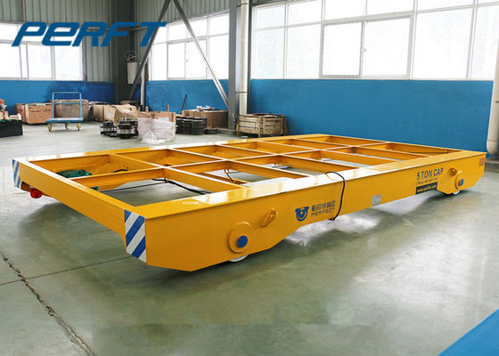 Red Color Rail Die Transfer Cart For Print Industry , Battery - Powered