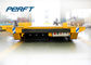 heavy capacity track transfer cart powered by rails for handling material
