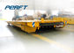 heavy capacity track transfer cart powered by rails for handling material