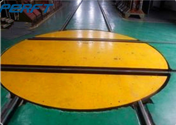 Pallet Electric Bogie 360 Degree Material Handling Turntable Running On Rail