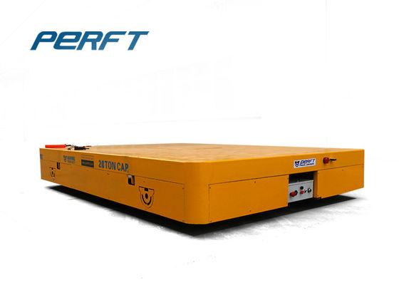 remote control or push button trackless flatbed transfer car for material transfer