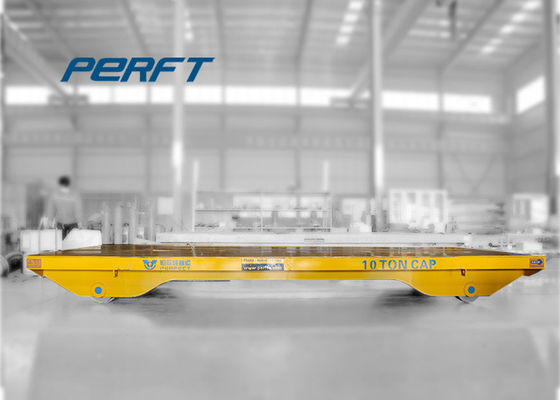 material shifting steel plant battery operated transfer trolley run on rails