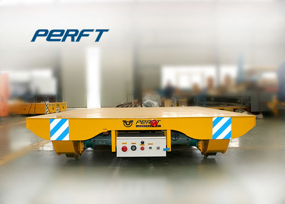 steel frame flat transport carriage on railways transfer cart supplier