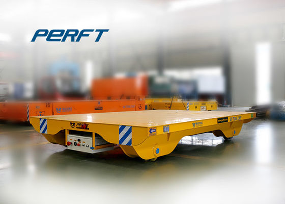 steel frame flat transport carriage on railways transfer cart supplier