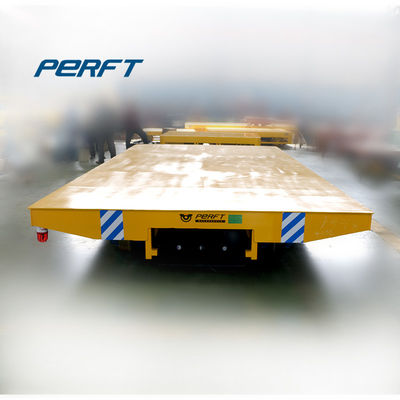 Material Handling Rail Transfer Cart Trailer For Warehouse Coils Transport