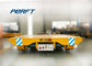 Track Handling Rail Transfer Cart , Electric Flatbed Battery Operated Cart