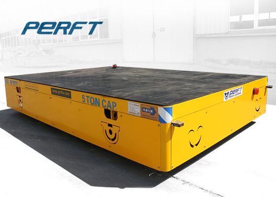 High Speed Industrial Transfer Trolley For Cargo Transport Color Customized