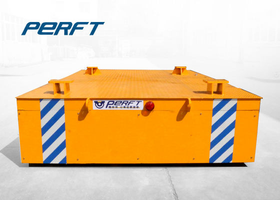 Battery Drive Platform Transfer Van Cargo Transfer Carts Run On Factory Floor