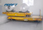Yellow Color Rail Guided Vehicle System Transportation Carriage For Coil
