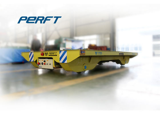 Heavy Cargoes Handling Cross Rail Transfer Trolley For Industrial , Customized Color