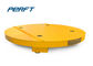 Yellow 10 T Material Handling Turntable 90 Degree With Turntable To Rotate A Trailer