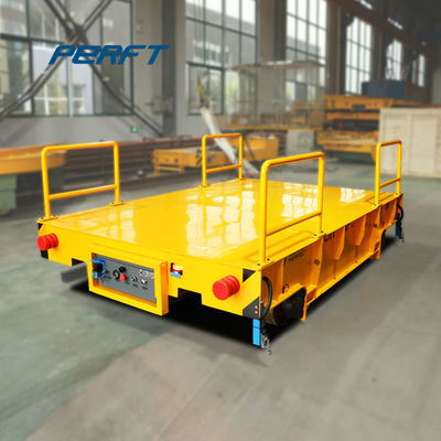 Electric Steel Wheel Ladle Transfer Car With Battery Power