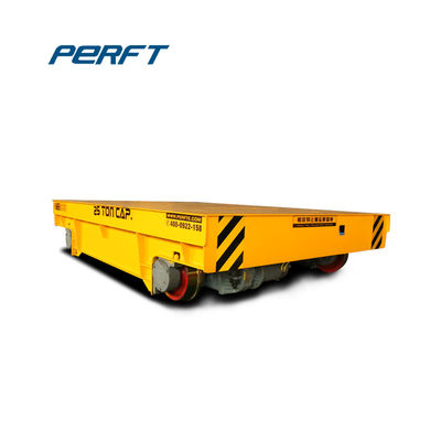 Flatbed Remote Control Rail Transfer Car 10 Ton Heavy Load