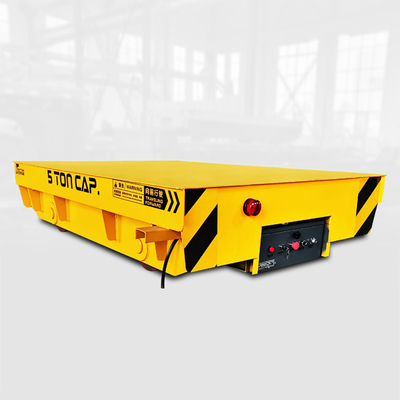 Heat Resistant Steel Coil Transfer Trolley Low Voltage Operated Electric