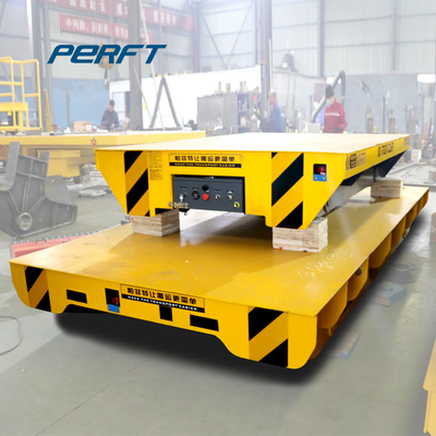 Heavy Load Steel 30t Coil Transfer Trolley Steerable Cable Device With Optional Controls