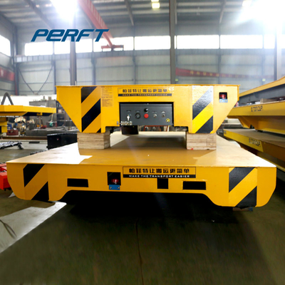 Heavy Load Steel 30t Coil Transfer Trolley Steerable Cable Device With Optional Controls