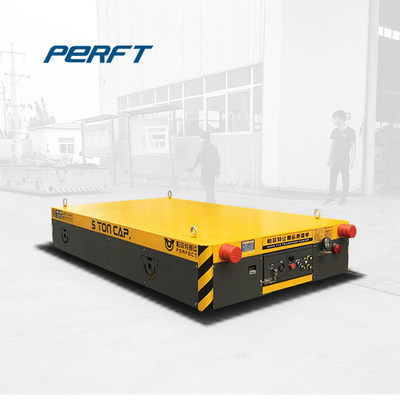 30 T Electric Motorized Transport Bogie On Cement Floor