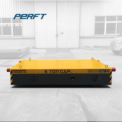 30 T Electric Motorized Transport Bogie On Cement Floor