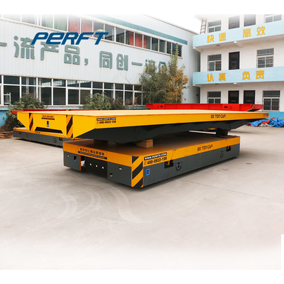 30T Battery Electric Transfer Cart Motorized Handling Carrier For Building Site